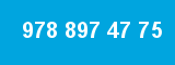 978 897 47 75 978 897 47 75